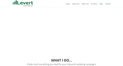 Desktop Screenshot of levertmarketing.com