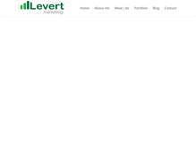 Tablet Screenshot of levertmarketing.com